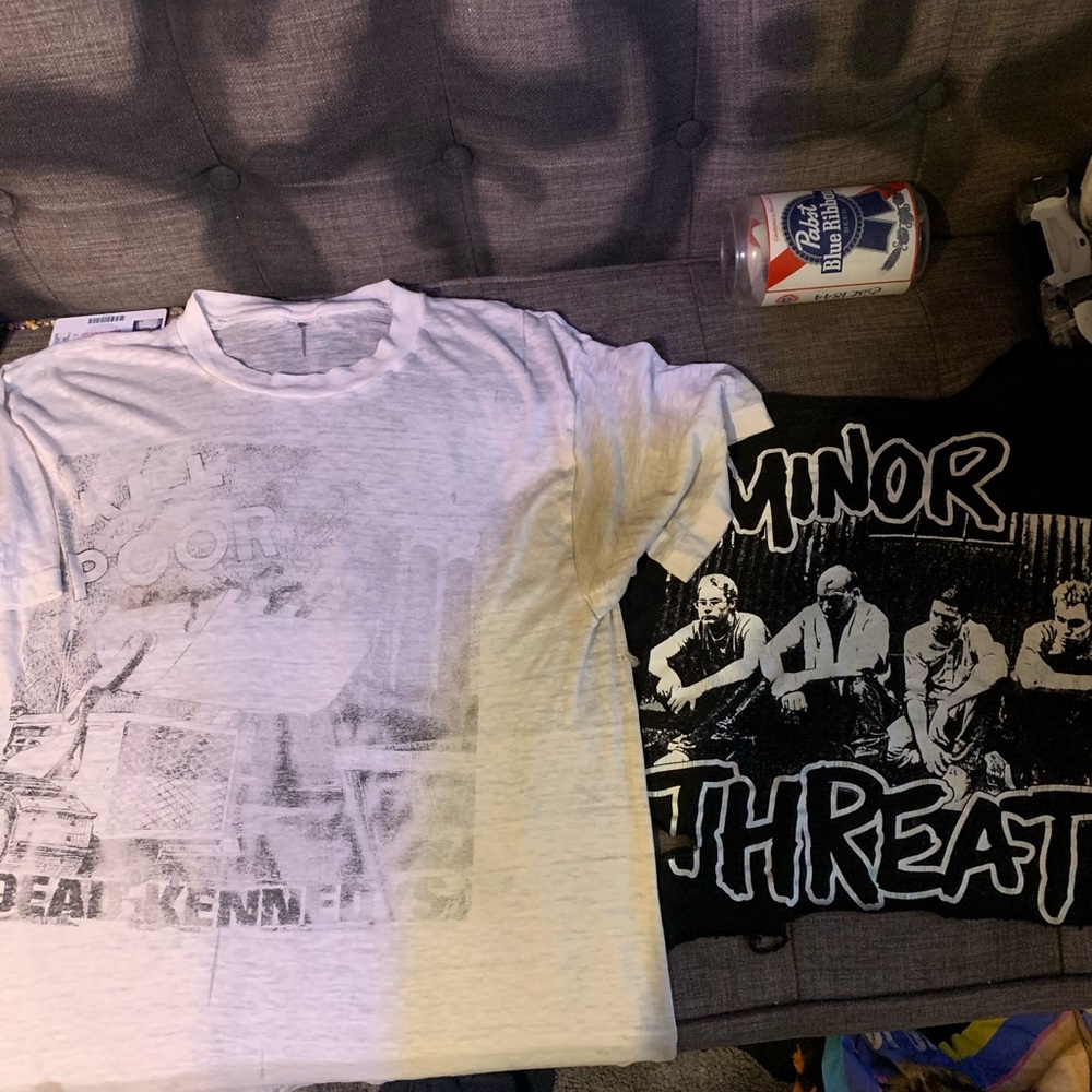 Minor threat and Kennedy’s tshirts